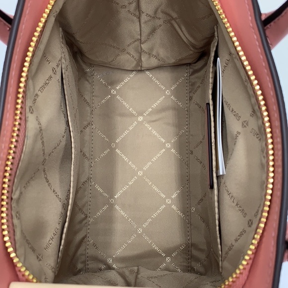 Michael Kors Avril Small Logo Top-Zip Satchel and Small Wallet Coinpouch Set - Picture 10 of 16